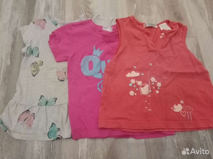Вещи для девочки пакетом на рост 86
