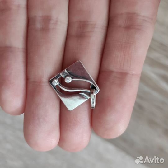 Серьги, кольцо подвеска