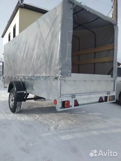 Прицеп легковой оц. Снегоходный Б-3.4 с тентом