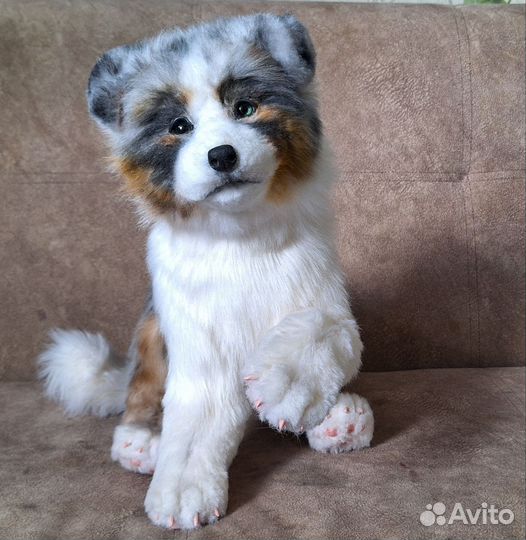 Авторская игрушка щенок Аусси