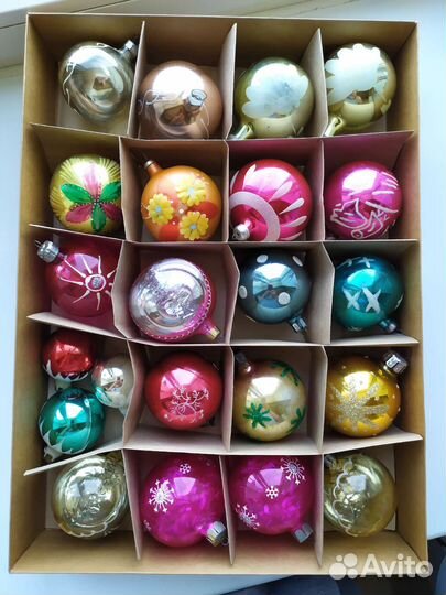 Ёлочные игрушки СССР