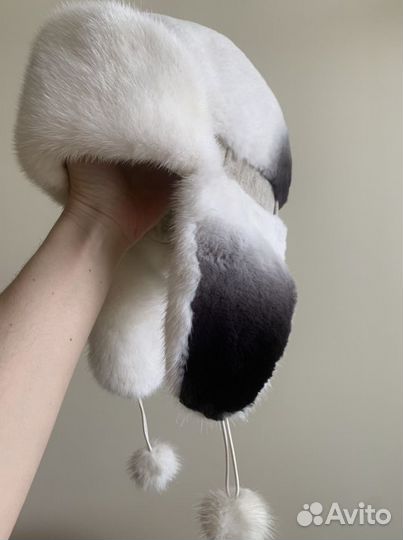 Шапка норковая женская
