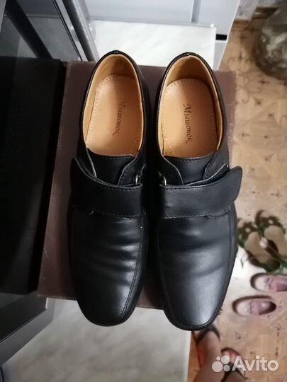 Туфли кожаные р38