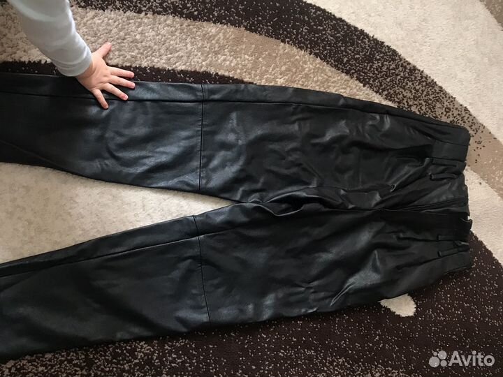 Брюки кожаные
