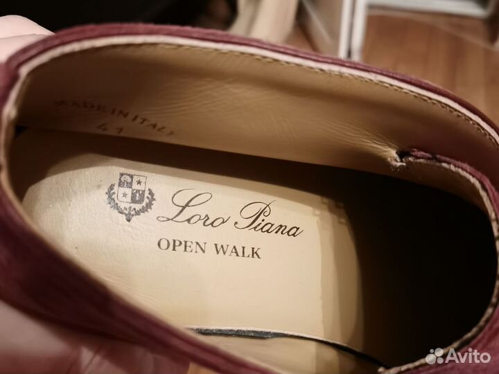 Замшевые ботинки Open Walk Loro Piana