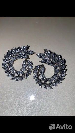 Серьги и колье под Chopard