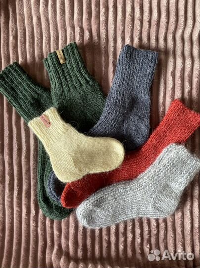 Носки из шерсти альпаки и др