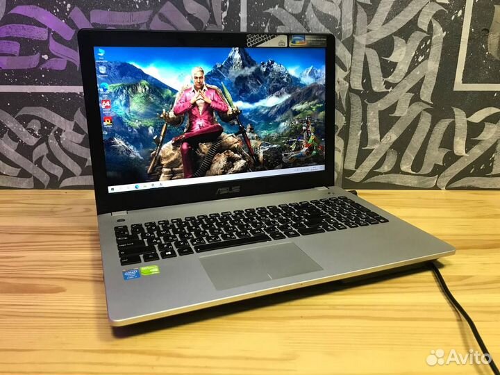 Игровой ноутбук Asus Geforce/Core-i7/SSD/Full-HD