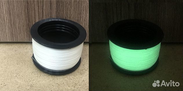 Нитки светящиеся. 100 метров