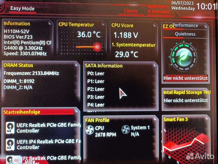 Процессор Pentium G4400 сокет 1151