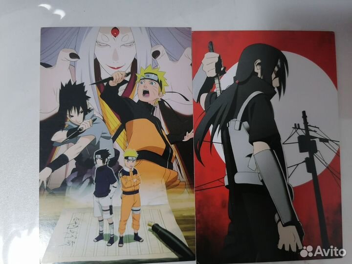 Карточки оригинальные по аниме наруто