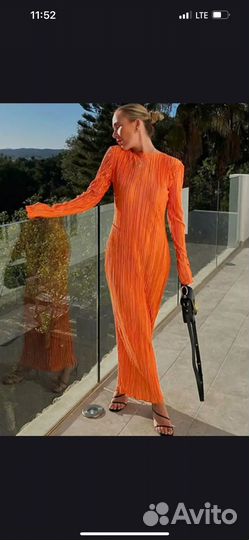 Платье длинное