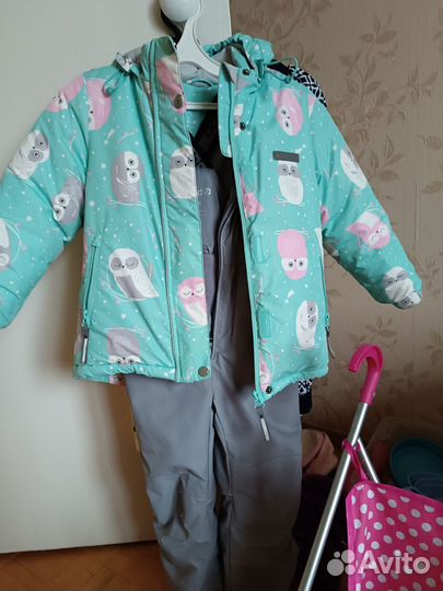 Костюм зимний для девочки 104-110