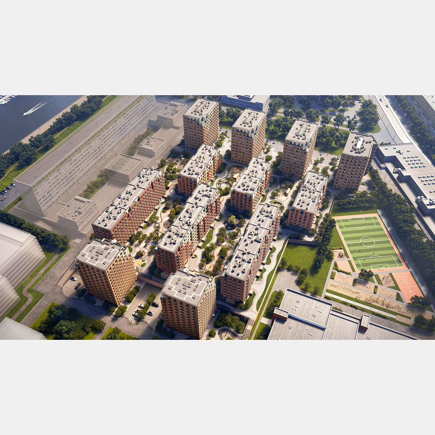 2-к. квартира, 64,6 м², 4/6 эт.