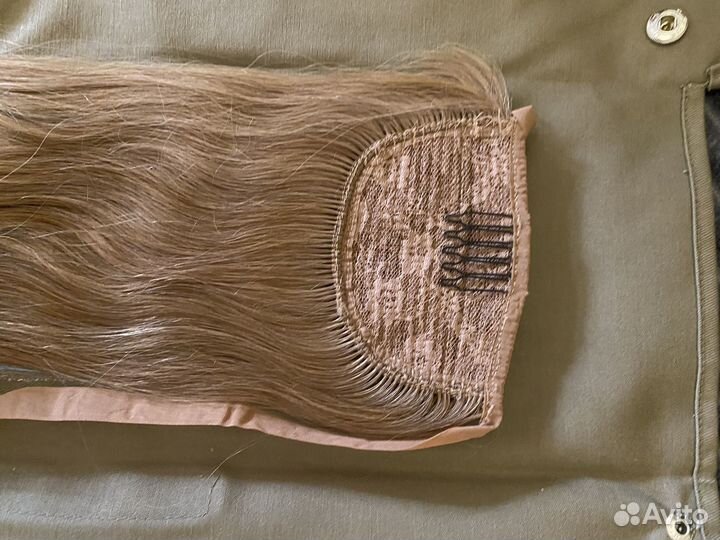 Шиньон из натуральных волос