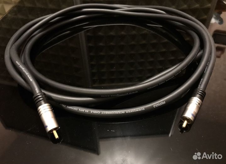 Кабели для Сабвуфера, Коаксиальный кабель из 90-х