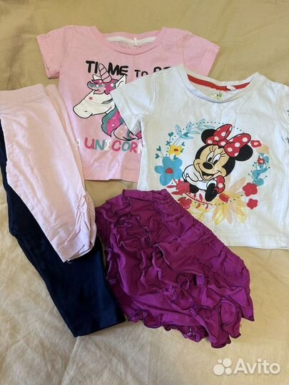 Одежда для девочки 9-12 мес