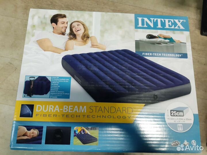 Надувной матрас intex