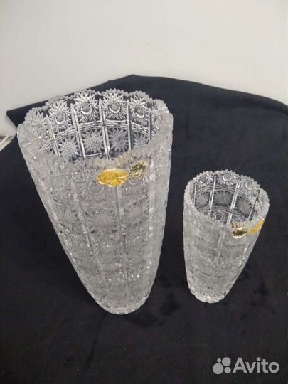 Винтаж, вазы новые. Чехословакия