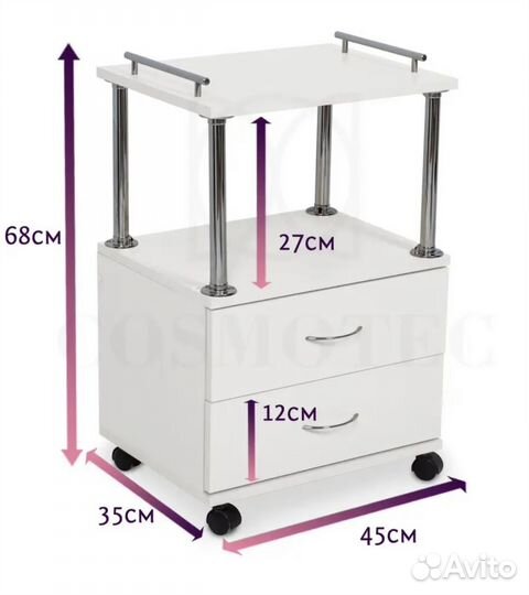 Тележка косметологическая