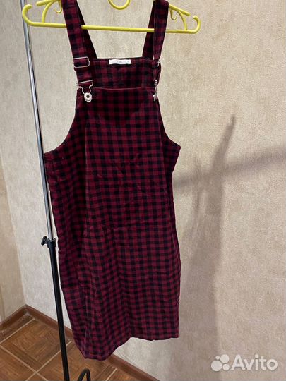 Сарафан женский в клетку