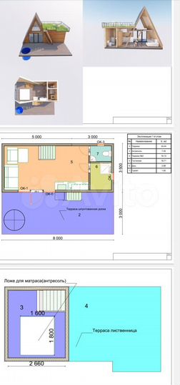Дача 30 м² на участке 3,5 сот.