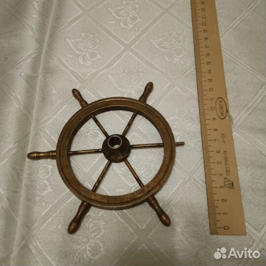 Штурвал бронза винтаж