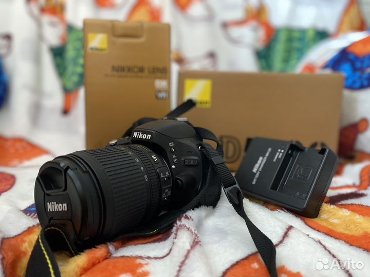 Зеркальный фотоаппарат nikon d5100 + объектив VR
