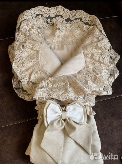 Конверт на выписку, нарядный костюм. Унисекс