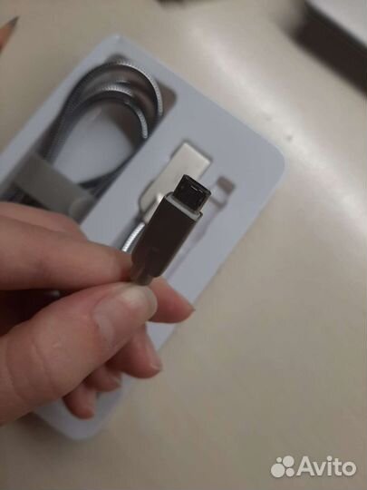 Провод для зарядки двусторонний micro USB