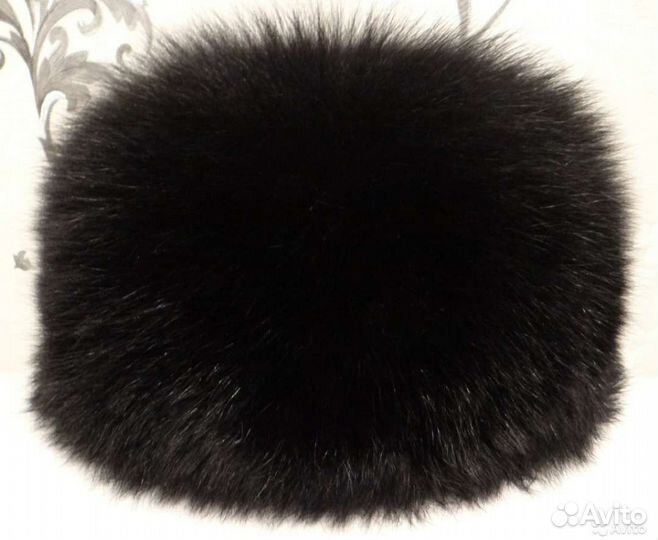 Шапка песец новая