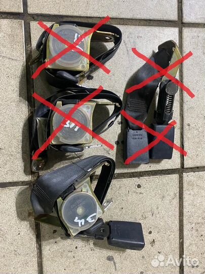 Ремень безопасности задний центр toyota camry 30