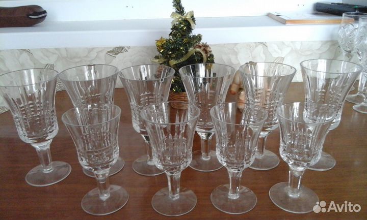 Фужеры +рюмки хрусталь СССР