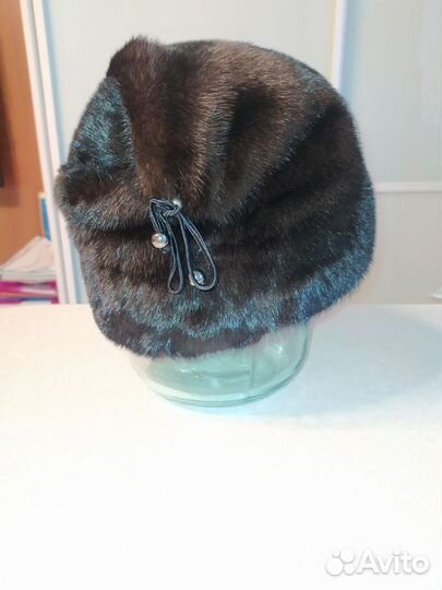 Шапка норковая женская