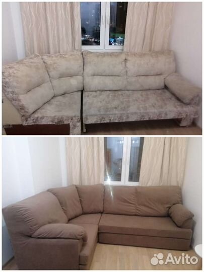 Перетяжка и Пошив съёмных чехлов на мебель