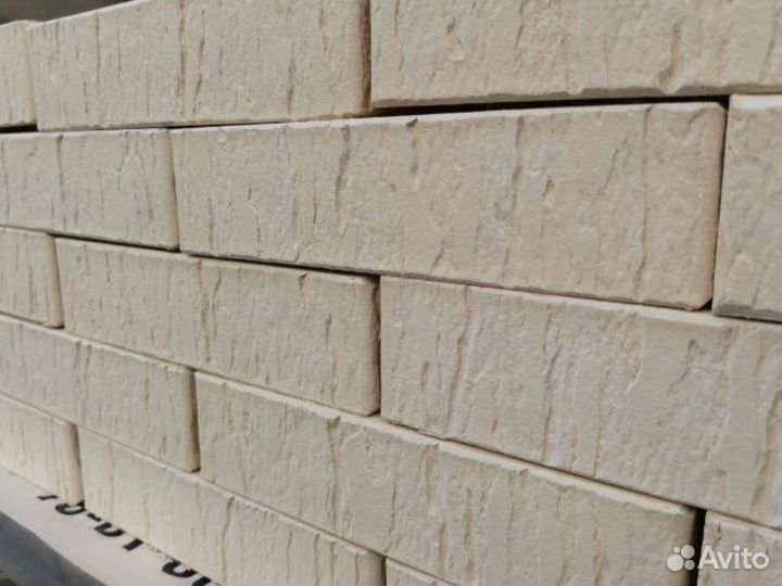 Кирпич одинарный cветло-бежевый
