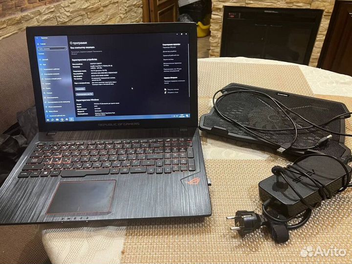 Игровой ноутбук Asus Rog strix g15 gl553vd