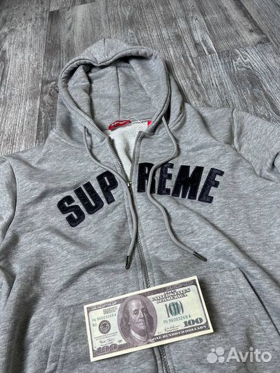 Зип худи supreme