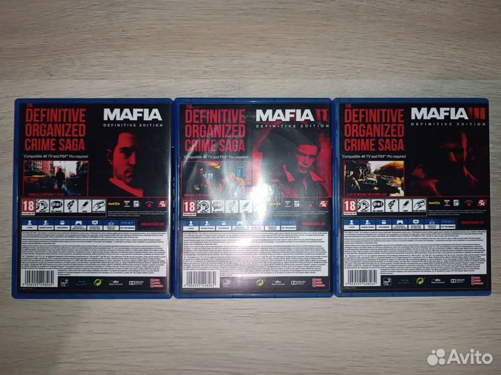 Новые игры Mafia три части PS4