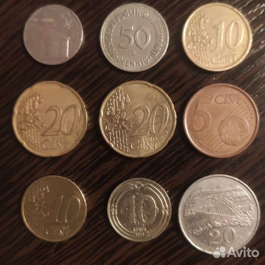 Разные монеты мира