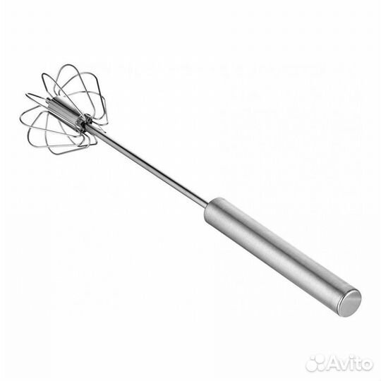 Венчик для взбивания нажимной с пружинным механизм