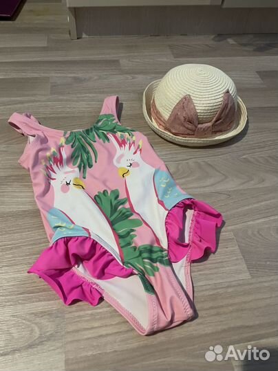 Купальник детский 92 и шляпа