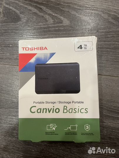 Внешний жесткий диск Toshiba Canvio Basics 4 тб