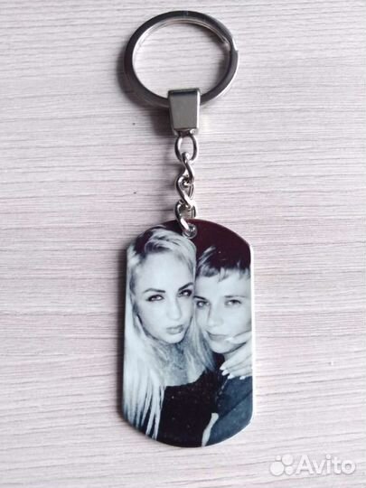 Брелок жетон с вашим фото