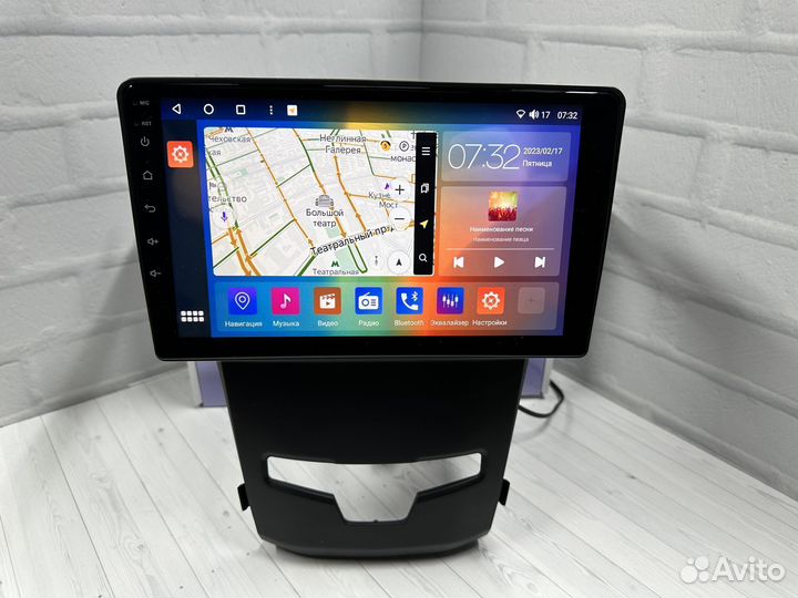 Магнитола андроид GrayBird Ssangyong Kyron 2 4/64