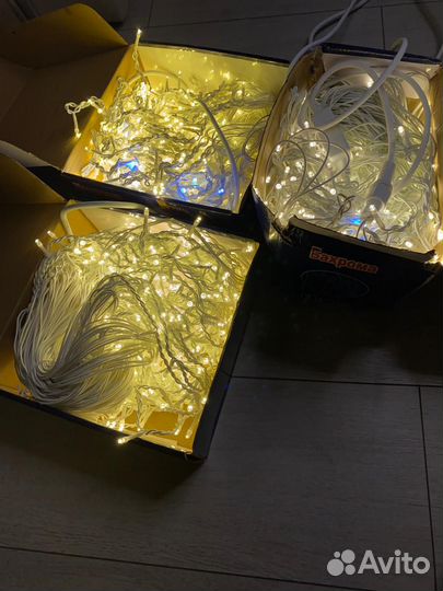 Гирлянда уличная бахрома метров ip