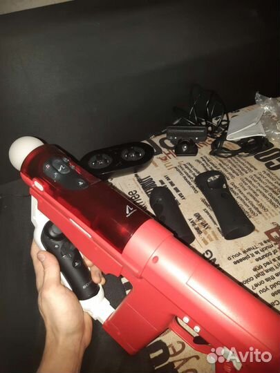 PlayStation move sharp shooter + аксессуары PSmove
