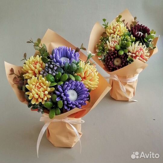 Букет из мыла