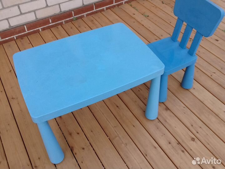 Детский столик и стульчик IKEA