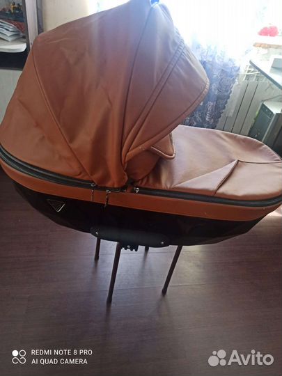 Коляска 2 в 1 эко кожа